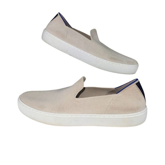 Rothy's The Original Sneaker Sand Beige Slip On Knit Loafer Women's Size 9 - Picture 4 of 6